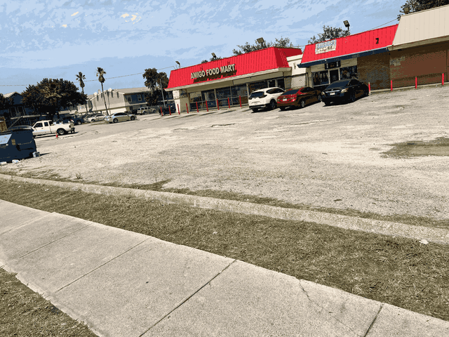 Food Market/ Big Parking Lot