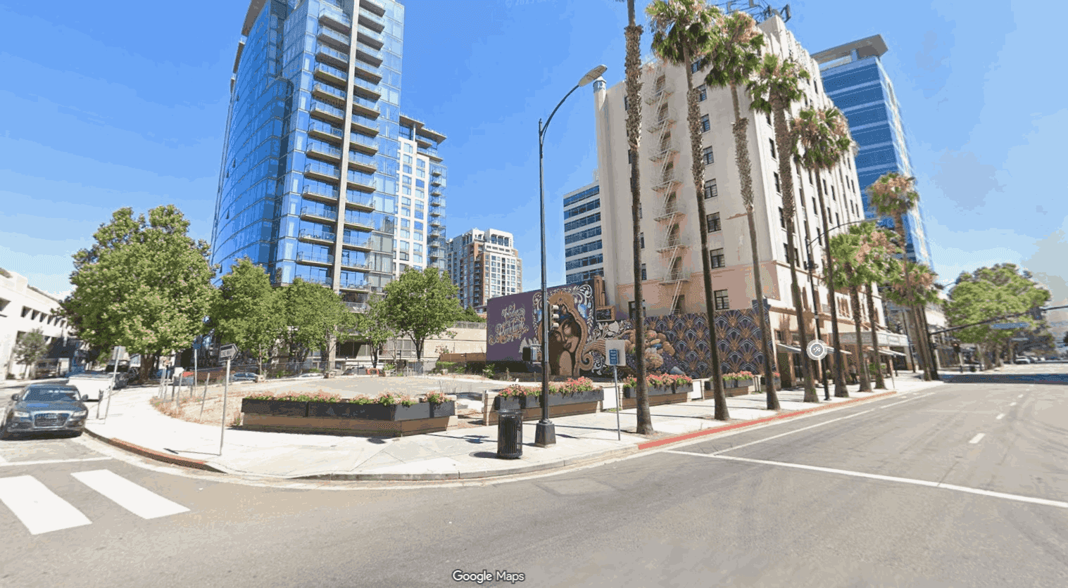 Corner N. Almaden & Carlysle Street