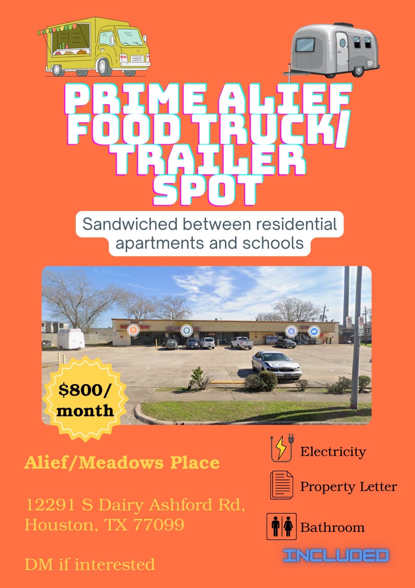 Alief/meadows Place Parking Spot
