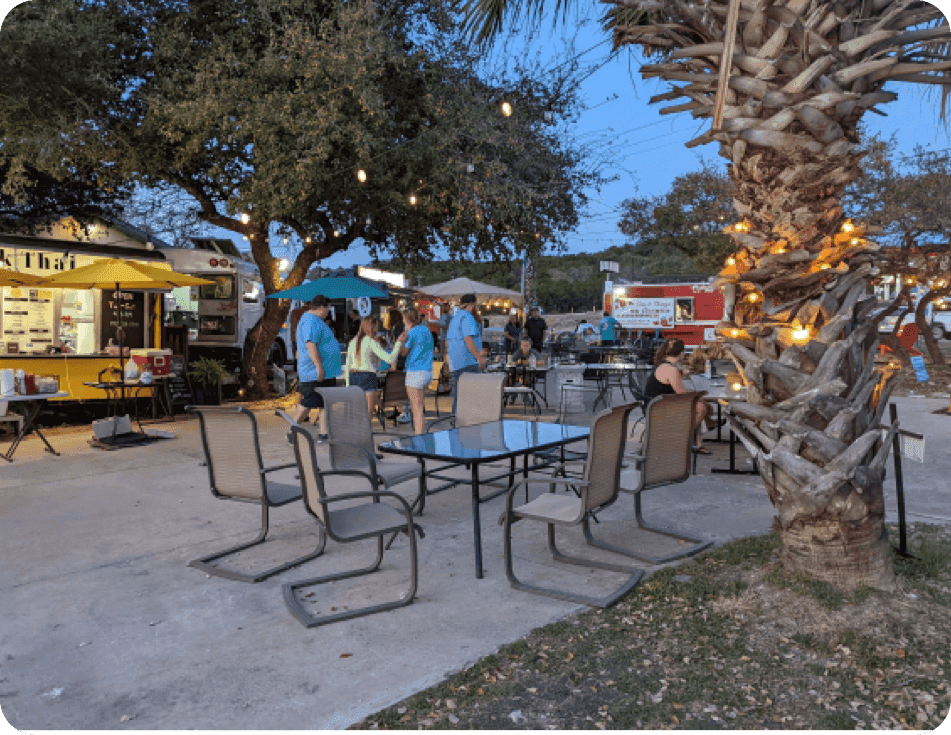 Food Truck Space for Rent in Lago Vista Food Park