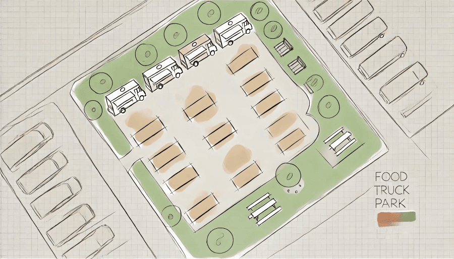 How to Design a Food Truck Park