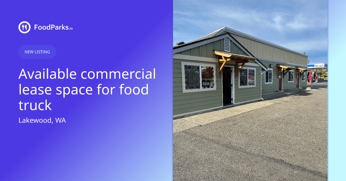 Food Truck Lease to Own Your Guide