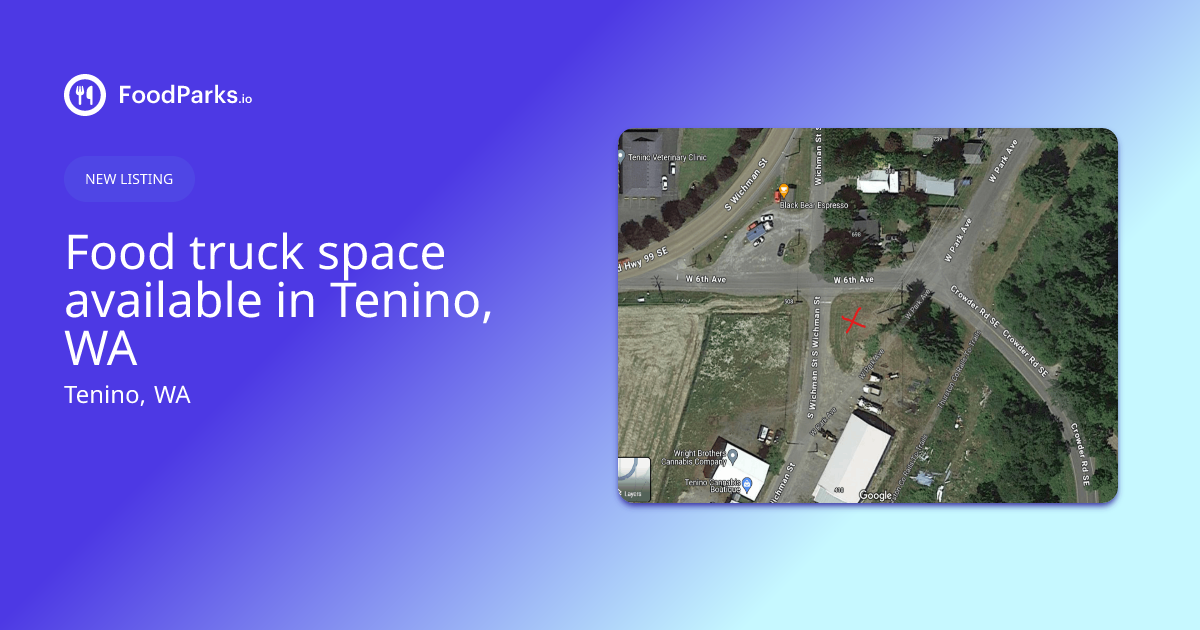 Food truck space available in Tenino, WA in Tenino, Washington Food